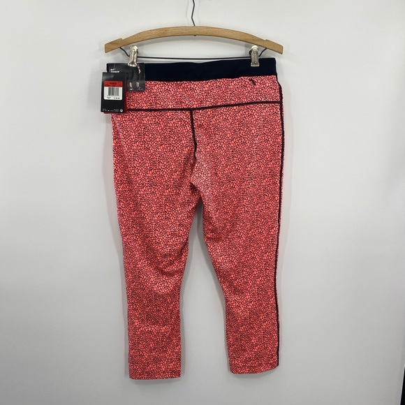 Nike Relay Dry Fit ‘Shock Pink/Black’ Running Tights Woman’s Size Large - Picture 3 of 4